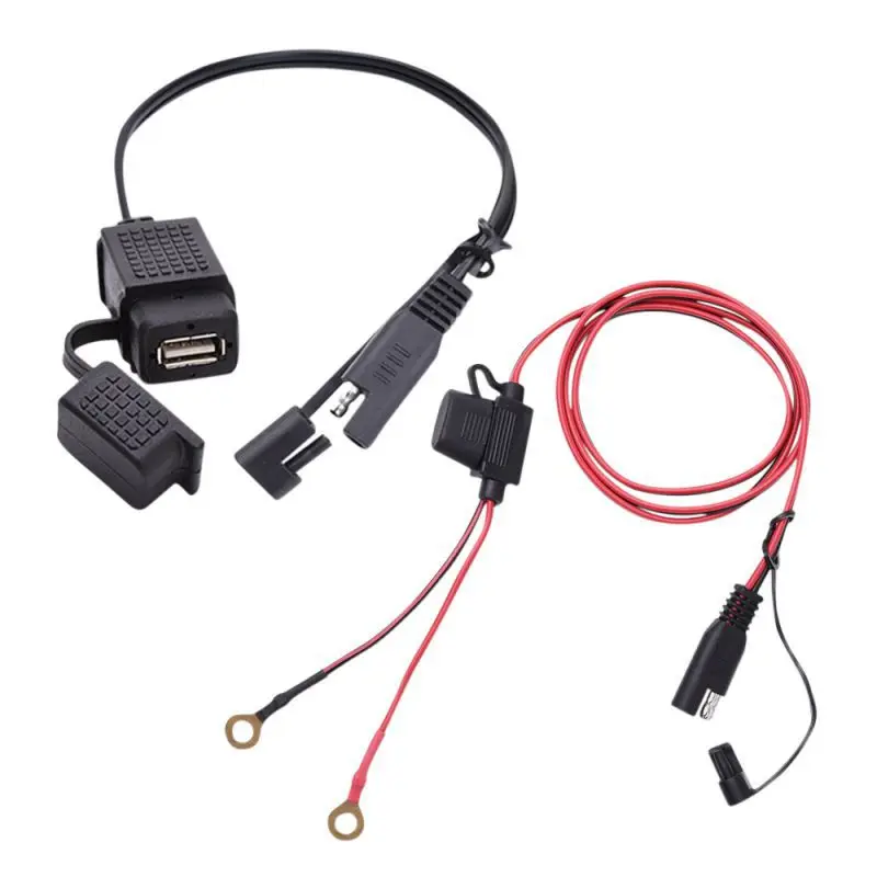 12V Водонепроницаемый мотоцикл руль Зарядное устройство 5V 1A/2.1A мотоцикла USB адаптер Питание розетка для мобильного телефона