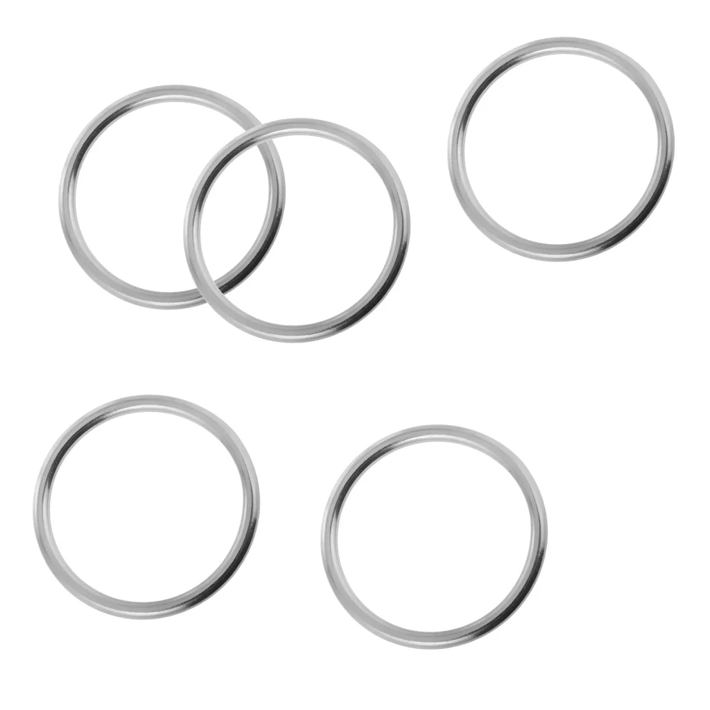 5PCS Durable 304 Stainless Steel Round O Ring For Marine Boat 1'' / 25mm 5PCS Durable 304 Stainless Steel Round O Ring For Marine Boat 1'' / 25mm