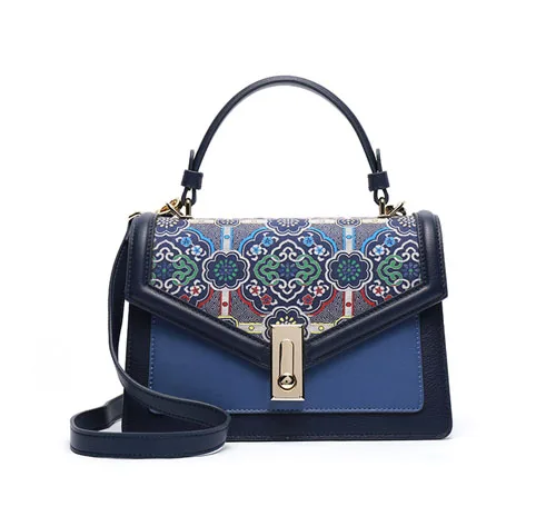 Pmsix женские сумки из натуральной кожи модные роскошные сумки женские сумки дизайнерские сумки известный бренд женские сумки новая сумка-тоут - Цвет: Blue