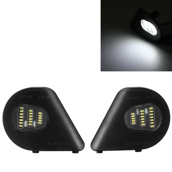

Auto Rearview Mirror Light Parts 2Pcs Exterior Side ABS+PC 18-LED 12V DC