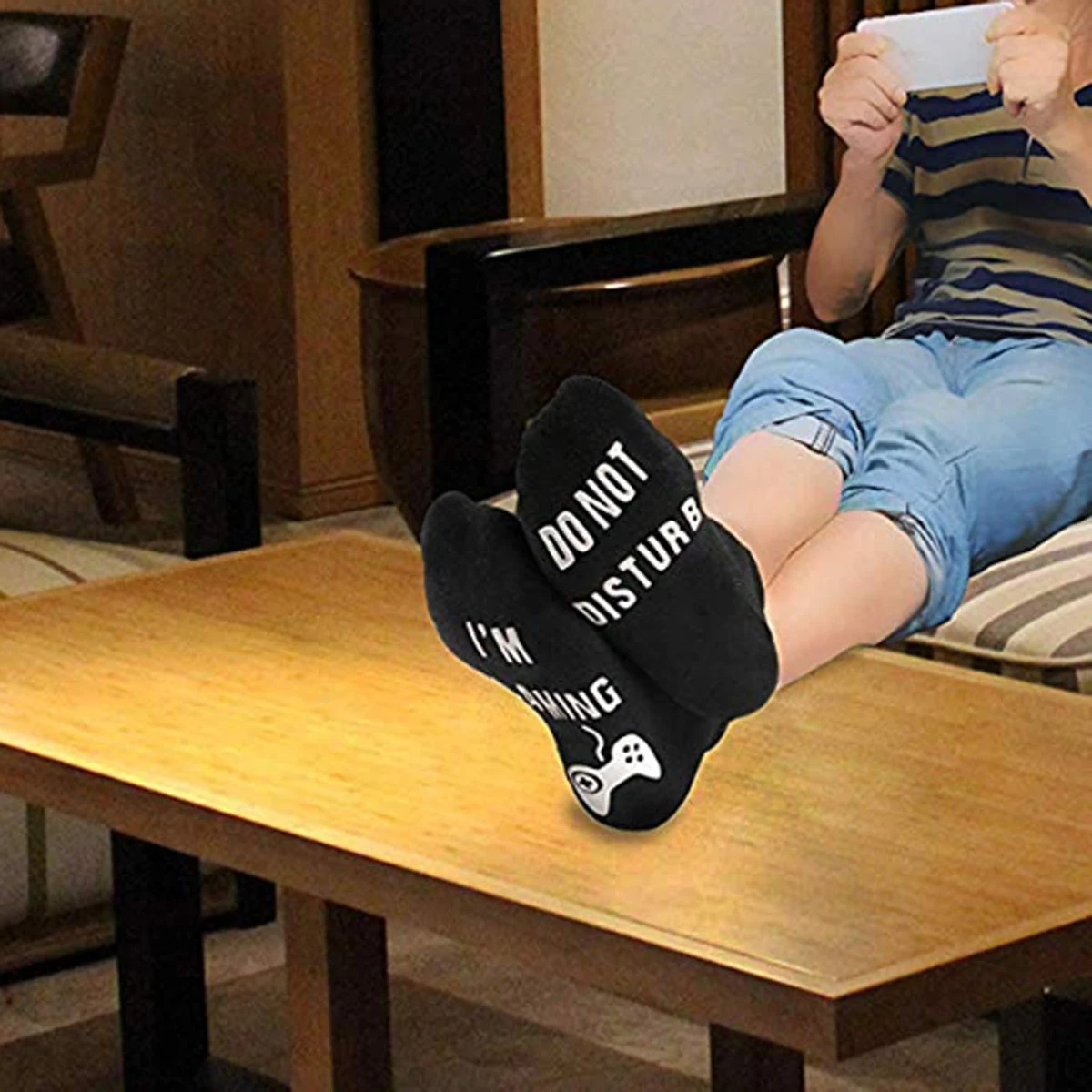 HIRIGIN унисекс спортивные забавные носки не беспокоить/I'M Gaming, носки с буквенным принтом, популярные креативные носки с буквенным принтом для мужчин и женщин