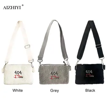 

Winter New Fashion Shoulder Bag Female Bag Plush Handbag Messenger Bag Soft Warm Fur Bag Crossbody Bag Women 2020