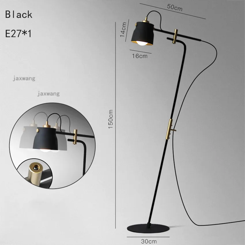 Американская индустрия FloorLamp светодиодный светильник для освещения в скандинавском стиле лофт Ретро индивидуальный напольный светильник простое освещение для ресторана