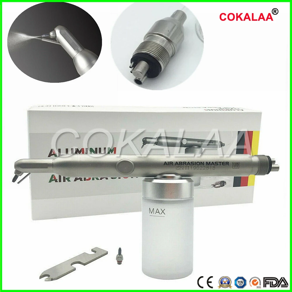 

Top quality Dental Air Polisher Abrasion Microetcher new type Sandblasting Sandblaster 4hole connector water coiling system