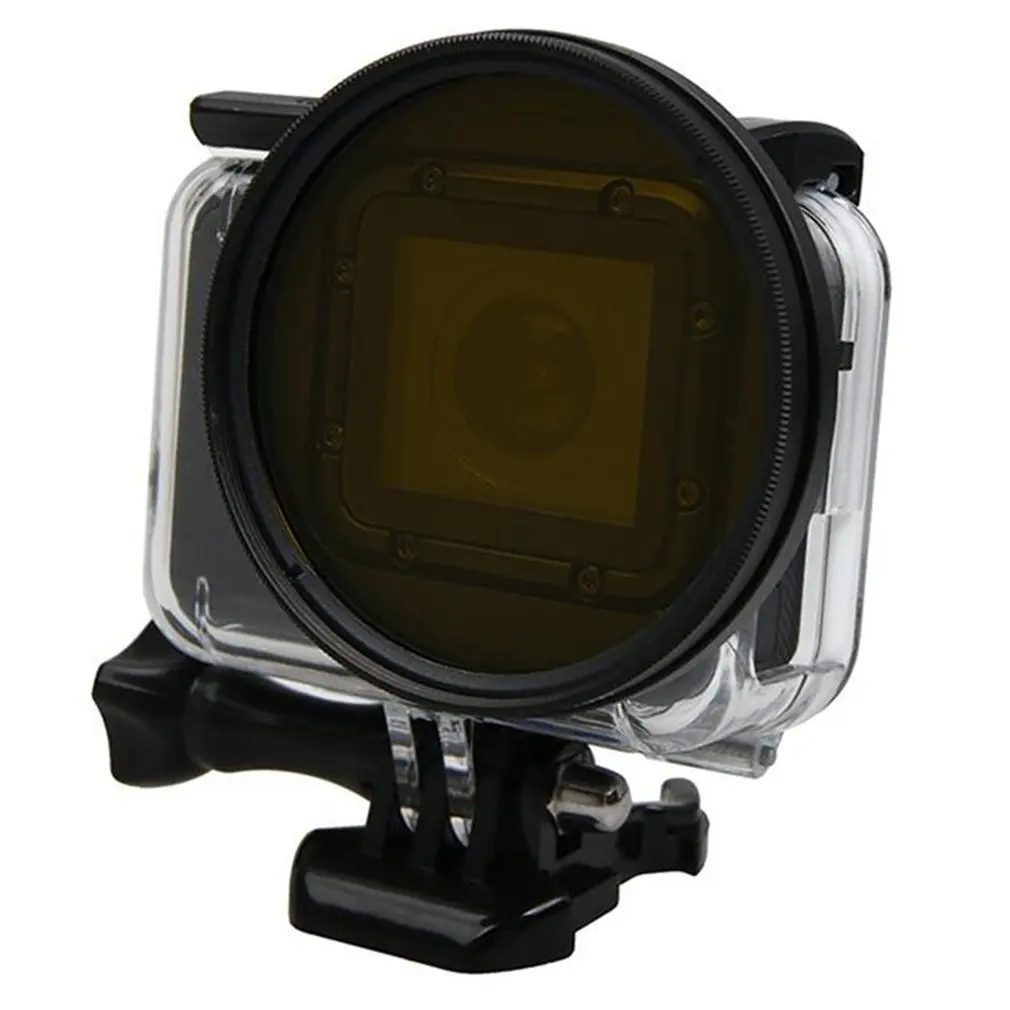 Для Gopro аксессуары Hero6/5 бесплатный съемный водонепроницаемый корпус Дайвинг фильтр адаптер кольцо набор с фильтром