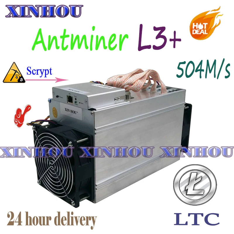 Майнер Asic ANTMINER L3 + 504 м 800 Вт scrypt LTC более экономичный чем antminer s9 Z11 B7 T15 S15 Whatsminer m3