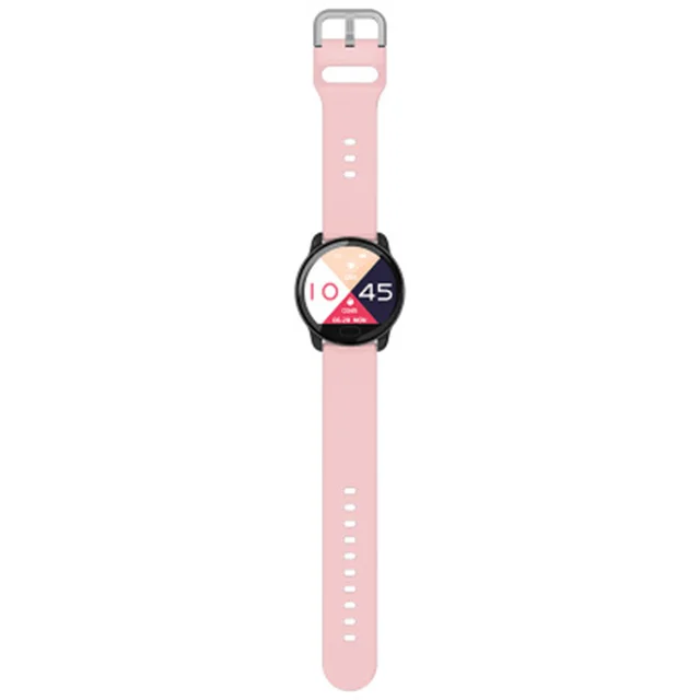 Silicone-pink Модный Bluetooth умный Браслет поддержка спорта Фитнес Пульс контроль артериального давления водонепроницаемый браслет подходит для Android IOS - Цвет: Silicone-pink