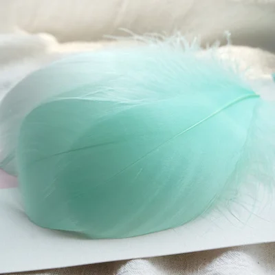 Goose feather M8 Перья индейки Марабу 100 шт пушистый Гусь свадебное платье DIY украшения декоративные принадлежности для рукоделия - Цвет: Goose feather M8