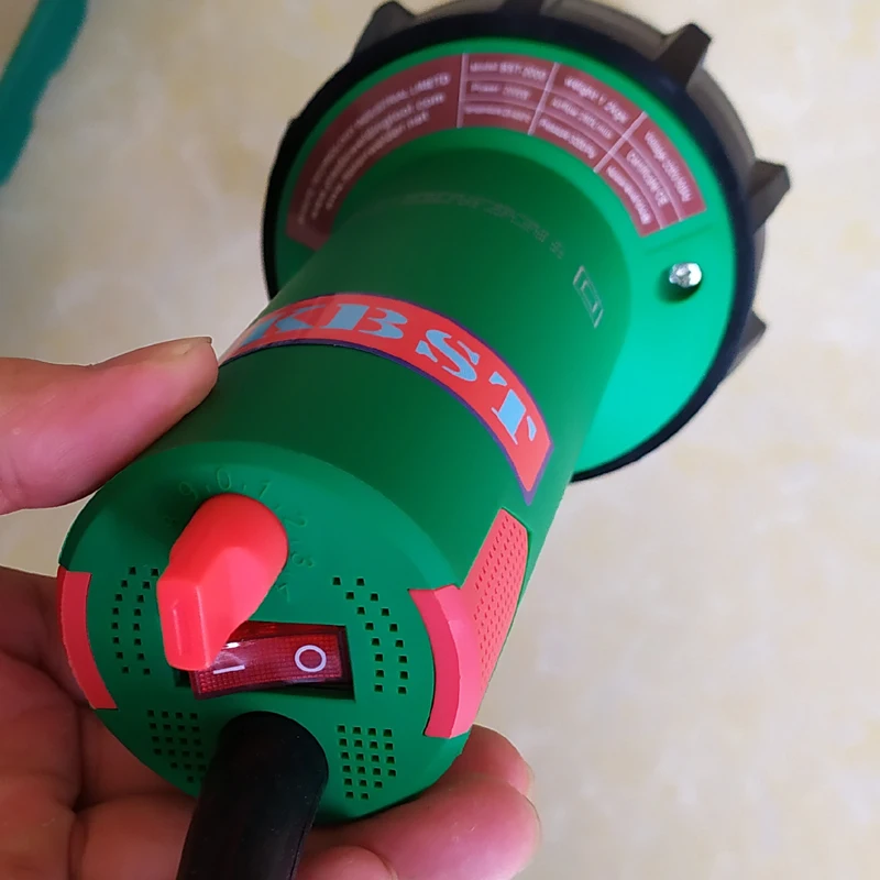  Auto cooling plastic welding gun which use for PP/PVC/PE sheets and waterproof membrane and vinyl f