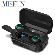 G02 TWS 5,0 Bluetooth 9D стерео наушники беспроводные наушники IPX7 водонепроницаемые наушники 4000 мАч светодиодный дисплей Smart power Bank