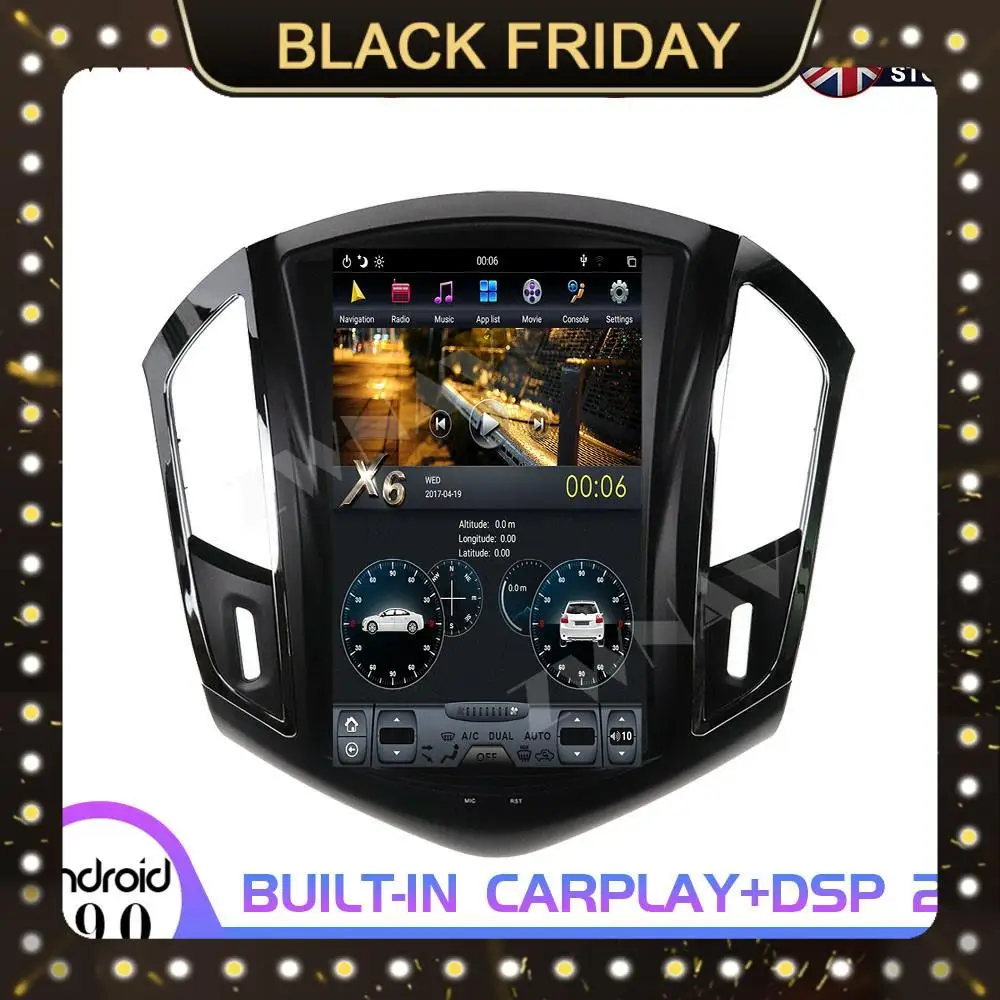 

Andriod 9 128G For Chevrolet CRUZE 2012-2015 Tesla Style Car GPS Navigation Auto Radio Head Unit Multimedia Player Carplay DSP