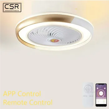 

Ceiling Light Fan Lamp With Remote Control Mobile Phone Wi-Fi Indoor Smart Home Decoration Smart Ceiling Fan With Modern Light