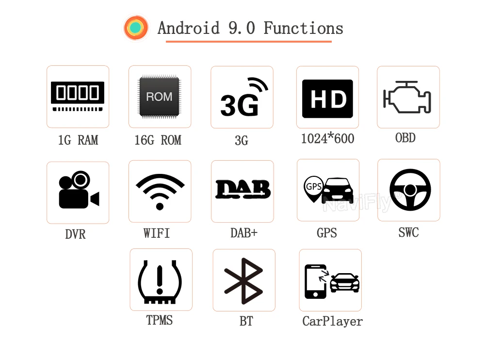 Perfect free shipping Android 9.0 Car DVD GPS Navi Player Stereo Radio Audio For FordFocus 2 Mondeo S C Max Fiesta Galaxy Connect 4
