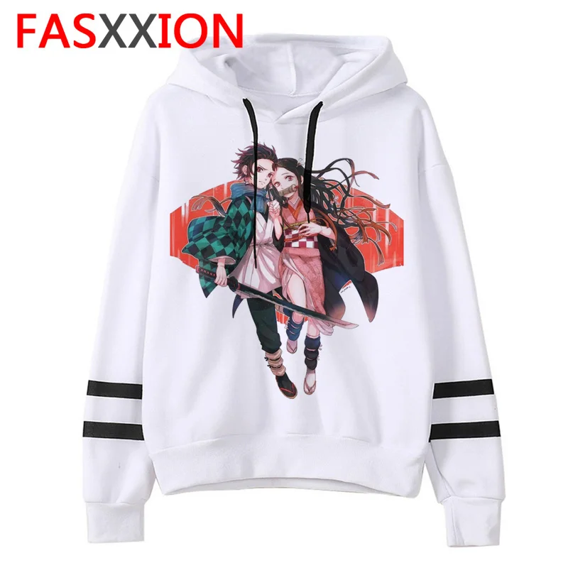 Demon Slayer мультфильм для мужчин/для женщин толстовки аниме унисекс harajuku эстетическое 90s Толстовка ulzzang Графический повседневное Мужской капюшон