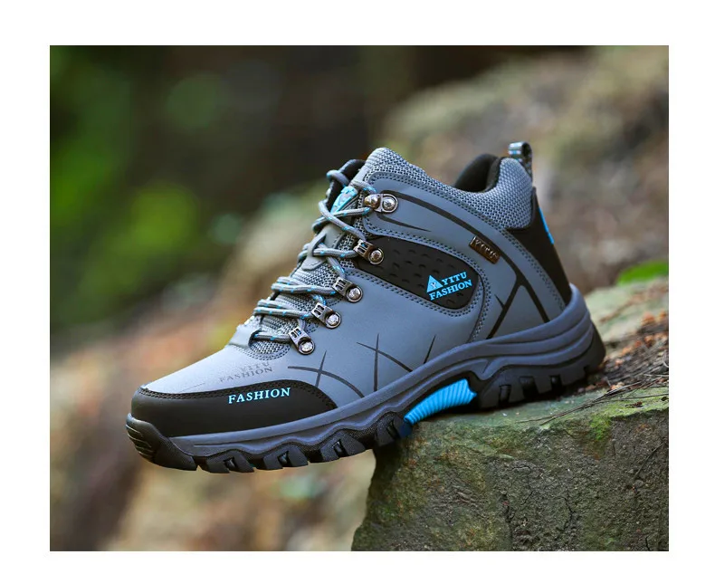 High Top Large Hiking Shoes among outdoor, survival, hiking, camping, cycling, mountaineering, and hunting gears2