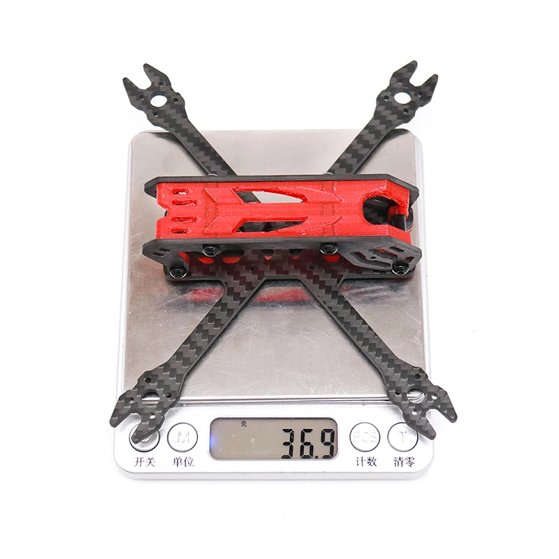 TCMMRC комплект рамы FPV, гаечный ключ из углеродного волокна 140, 140 мм, 3 дюйма, 3 мм, рукоятка с 3d-печатью деталей для гоночного дрона RC FPV