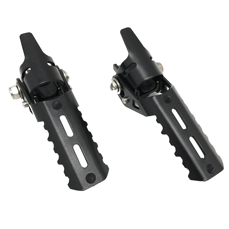 Motorcycle Footrests motorcycle footrests motorcycle foot pedals Highway Front Foot Pegs Folding Footrests Clamps 22-25mm For BMW F800GS Adventure S1000XR F750GS F850GS C400X C400GT