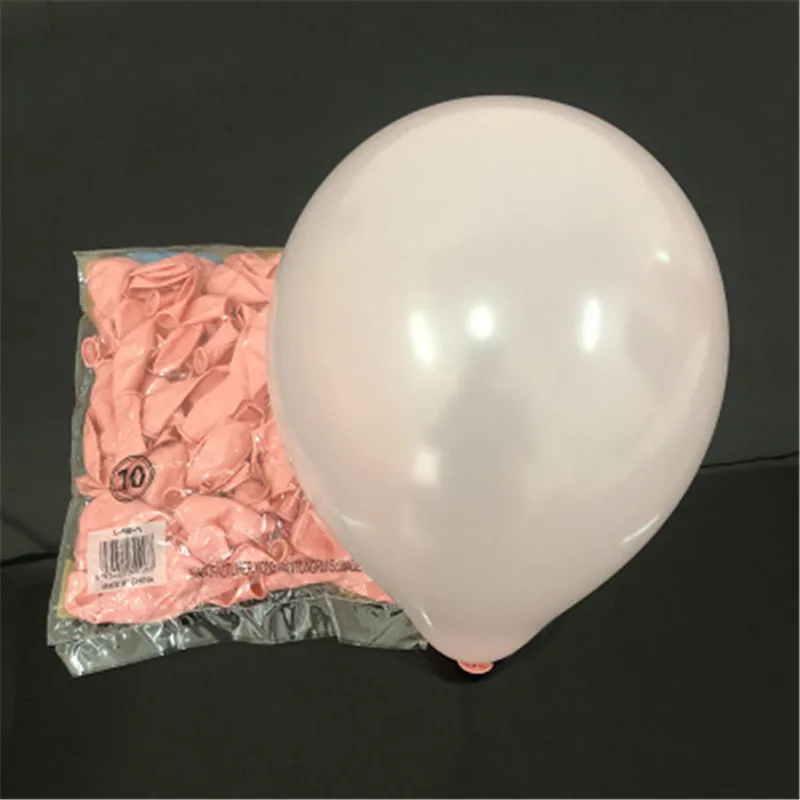 10Pcs Light Pink 10 шт./лот воздушные шары для праздника 10 дюймов 1,5g вечерние шары из латекса белые праздничные надувные шары вечерние Свадебная вечеринка рождественские украшения - Цвет: 10Pcs Light Pink