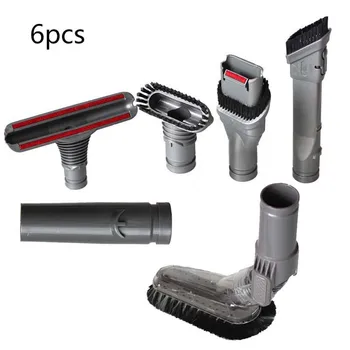 

Crevice Brush Mini Tool Kit For Dyson V6 DC24 DC25 Vacuum Cleaner Attachments 1*Long Flat Suction 1*Bending Brush 1*Adapter Set