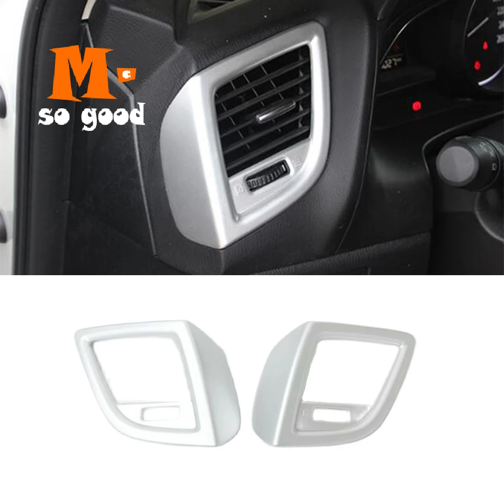 

2017 2018 For Mazda 3 Axela Car Left And Right Air Outlet Vent Frame Cover Trim Car ABS Matte Styling Accessories Stickers 2pcs