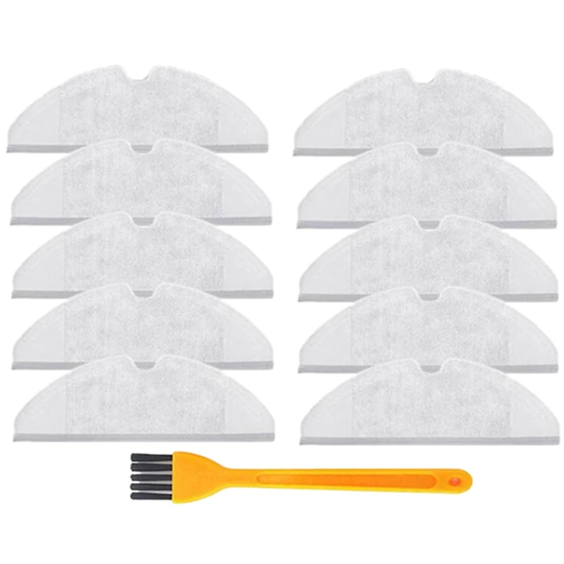 

10Pcs/Lot Mop Cloths Pads Washable Cloth Mopping Pad For Xiaomi Generation 2 Roborock Vacuum Cleaner Spare Parts