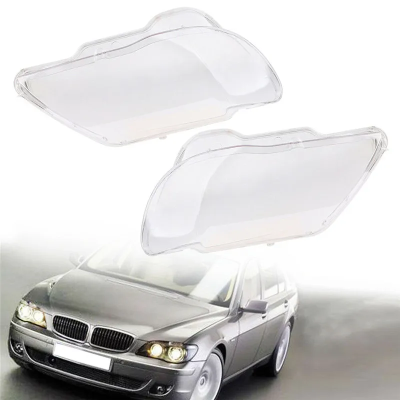 Автомобильные аксессуары, запасная крышка для объектива фар, прозрачная, подходит для 2005-2008 BMW 7 E65/E66 LCI, левый и правый