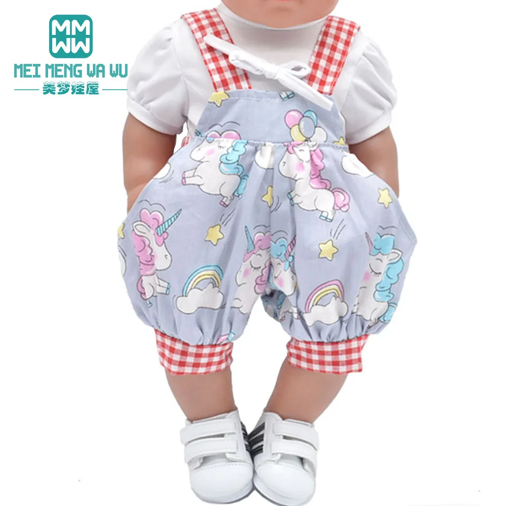 Doll Accessories Clothes Coat T-shirt Jeans Fit 43cm 45cm Doll