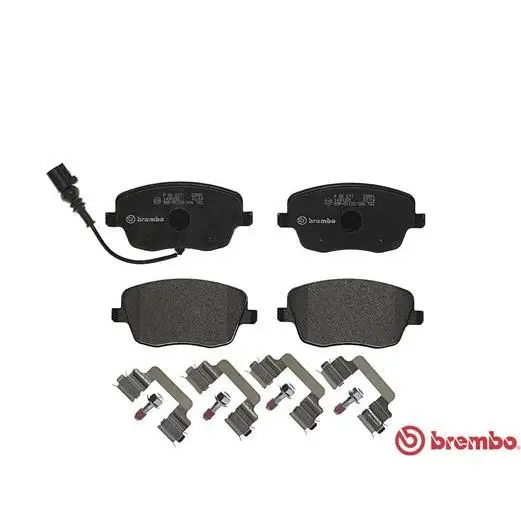 Колодки дисковые п.\ Skoda Fabia 2.0i 16V 01 с датчиком BREMBO P