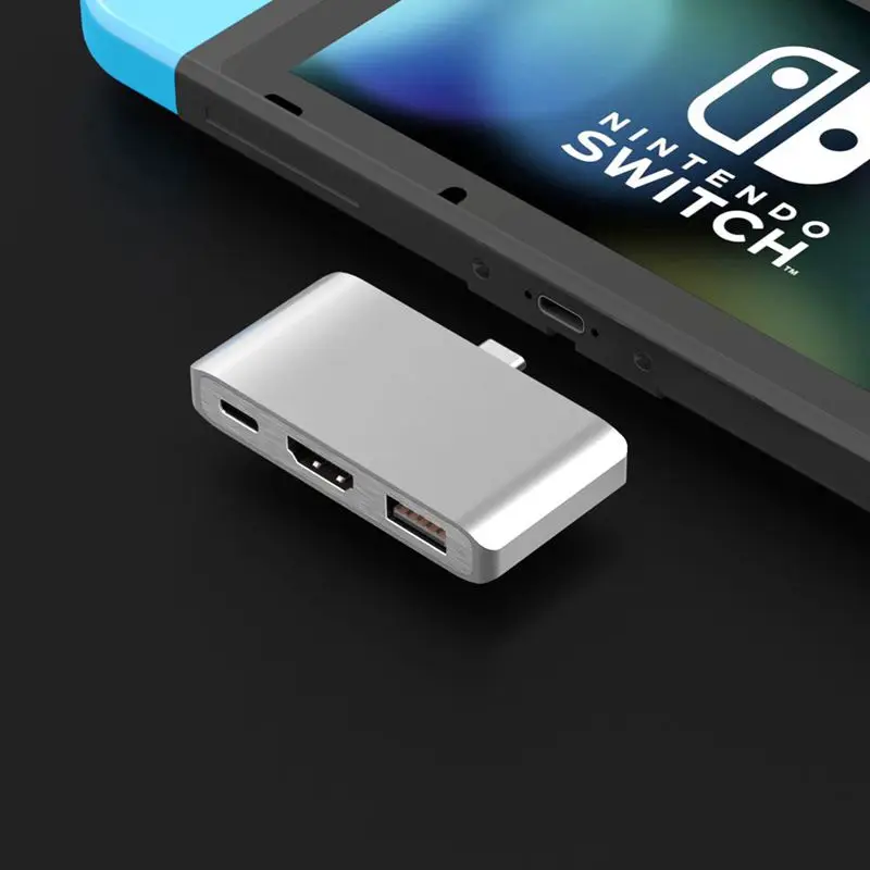 USB C концентратор к HDMI 4K Dex режим для Samsung Galaxy S8/S9 NAND с PD USB 3,0 концентратор Thunderbolt USB-C док-станция для Macbook Pro(серебристый