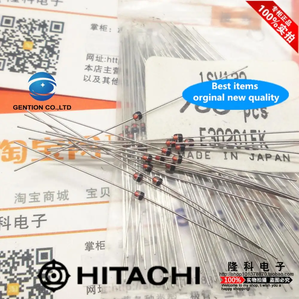 

10 шт. 100% Новый оригинальный 1SV132 UHF варитер диод ISV132 импортный DO-34...