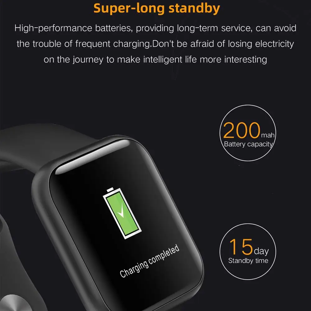 Смарт часы Greentiger P80 для женщин IP68 водонепроницаемый монитор сердечного ритма