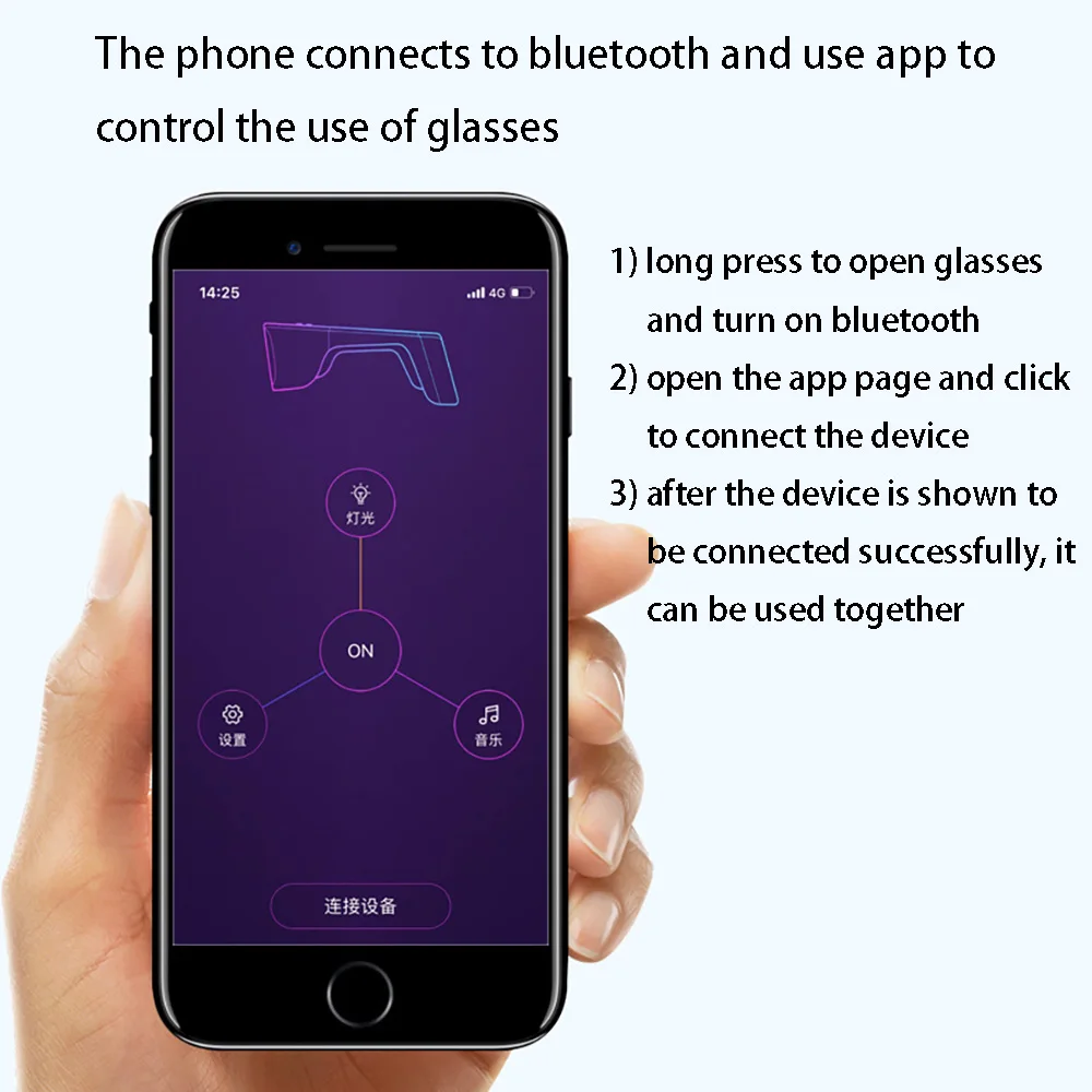 Волшебные Bluetooth светодиодные очки для вечеринок приложение управления щит светящиеся очки USB зарядка DIY управление приложением многоязычный быстрая вспышка Led