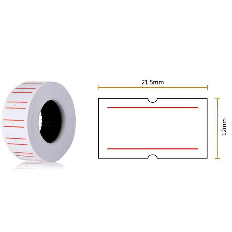 Jewelry label retail price 1 roll 500pc white adhesive paper sticker MX-5500 gun cable | Украшения и аксессуары