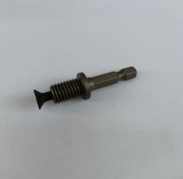 Screw aluminum model Chuck accessories silicone size wear-resisting