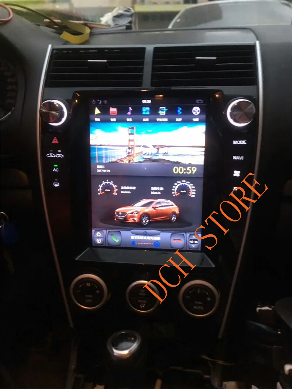 10 4 дюймовый вертикальный экран Tesla Style Android 9 0 автомобильный DVD GPS навигатор радио