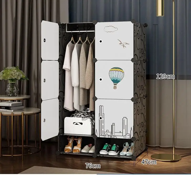 MODEL G Мобильный комод для дальности Armazenamento Armario Mueble De Dormitorio мебель для спальни Guarda Roupa шкаф - Цвет: MODEL G