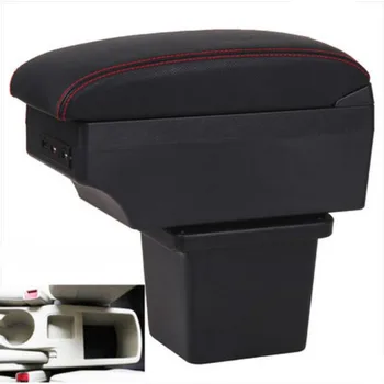 

For Elantra Touring i30 i30cw armrest box central Store content storage case USB interface decoration accessories