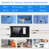 New Updated NanoVNA-H4 4inch Vector Network Analyzer 10k-1.5GHz HF VHF UHF Antenna Analyzer Version 4.3 with SD Card Slot 2
