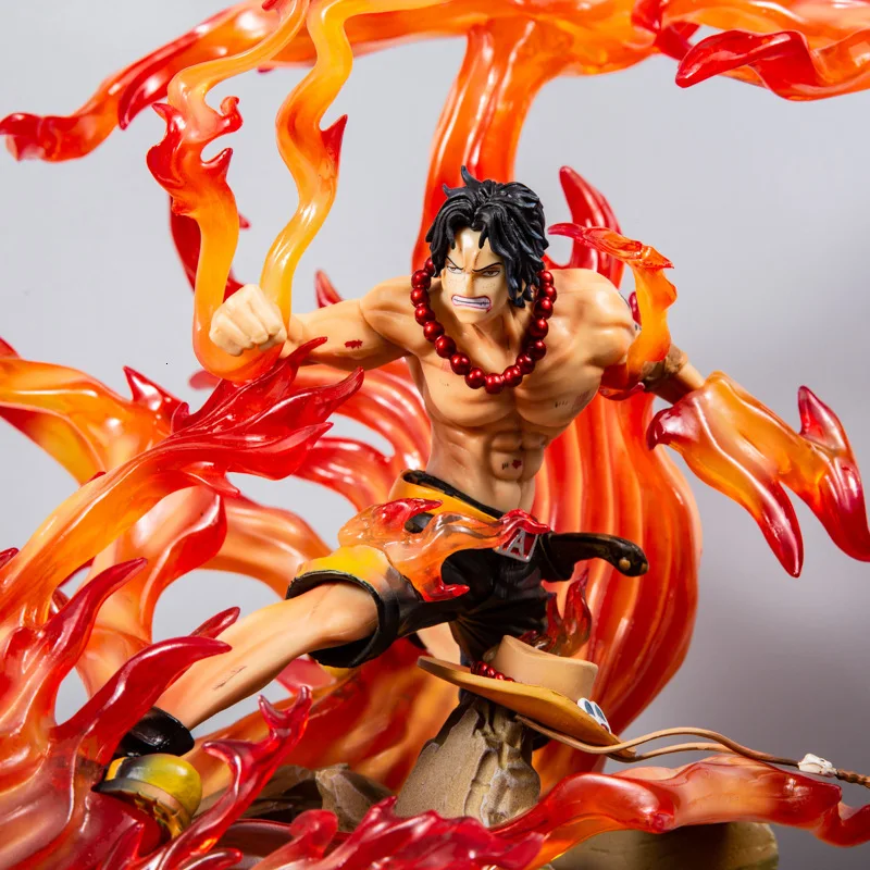 Одна деталь фигурка битва над куполом GK аниме Fire Portgas D Ace 39 см ПВХ изысканное качество Модель коллекция игрушка ко