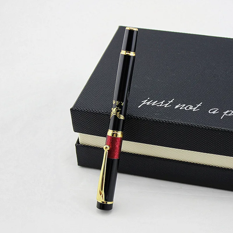 Роскошные jinhao металлические авторучки школьные канцелярские модные 0,5 перо Письма бренд чернила ручки подарок