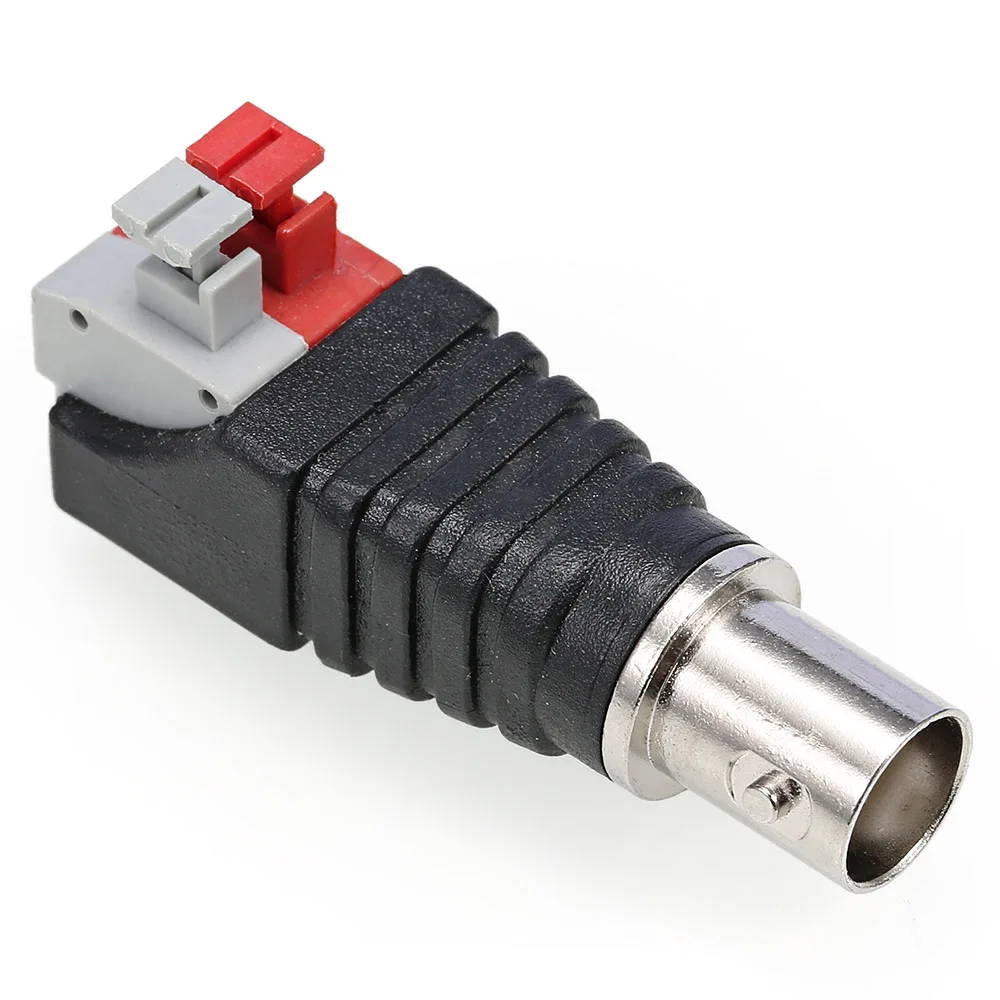 5pcs CAT5 Female to BNC Male Adapter Converter for CCTV Camera Transmission Adapter