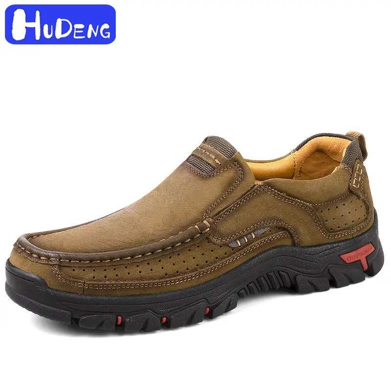 Size6.5-14 Туфли из натуральной кожи Мужская, из бычьей кожи Повседневное Уличная обувь для мужчин Высокое качество на шнуровке мужские роскошные кожаные туфли