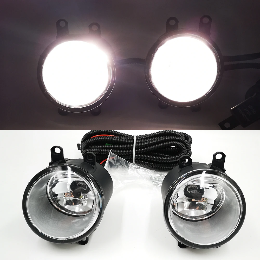 2Pcs For Toyota Corolla Verso Camry RAV 4 Yaris S Avensis Fog Lights Assembly 4000LM 55W 4300K Halogen | Автомобили и мотоциклы