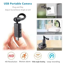Wi-Fi ip-камера USB Full HD 1080P P2P камера с слотом для SD карты Облачное хранилище интеллектуальное наблюдение Обнаружение движения сигнализация