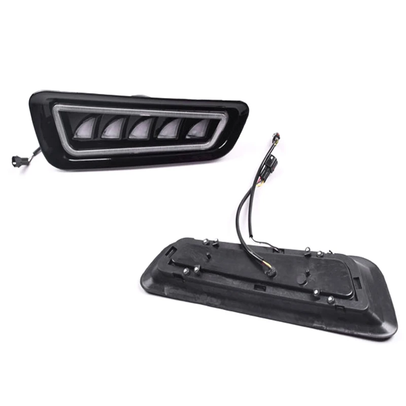  Car Styling Bright LED Daytime Running Lights for Ford F150 2018-2019 Waterproof Car DRL LED Fog Li - 4000534884272