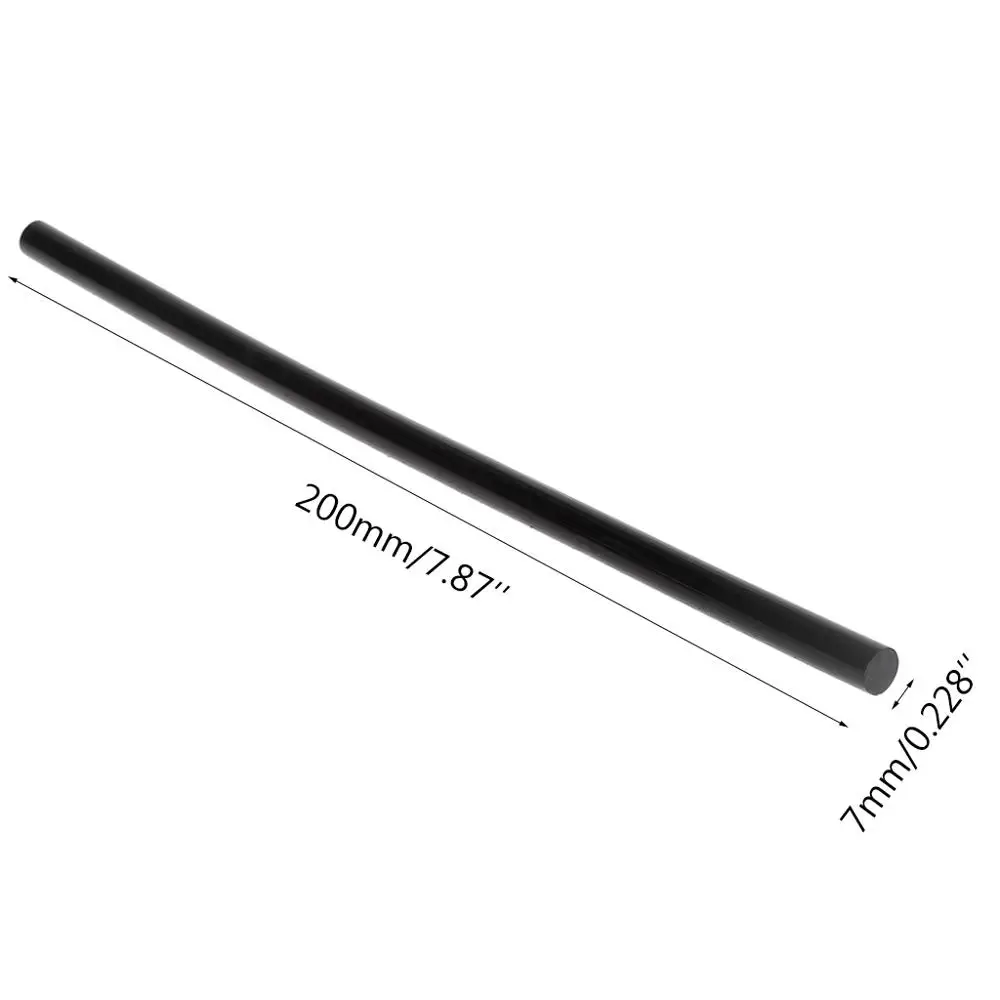 Горячего расплава клея-карандаша черные высокие адгезионные 7 мм набор «сделай сам» для детского творчества инструмент для ремонта