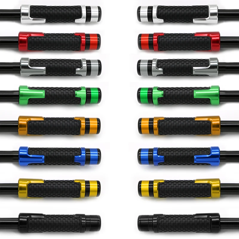 For Kawasaki Ninja 1000 Z1000S/SX Ninja 900 ZZR600 ZX-6R ZX7R ZX9R ZX-10R ZX-14 ZX12R ER5 Handlebar End Cover Grip Bar End Plugs 6