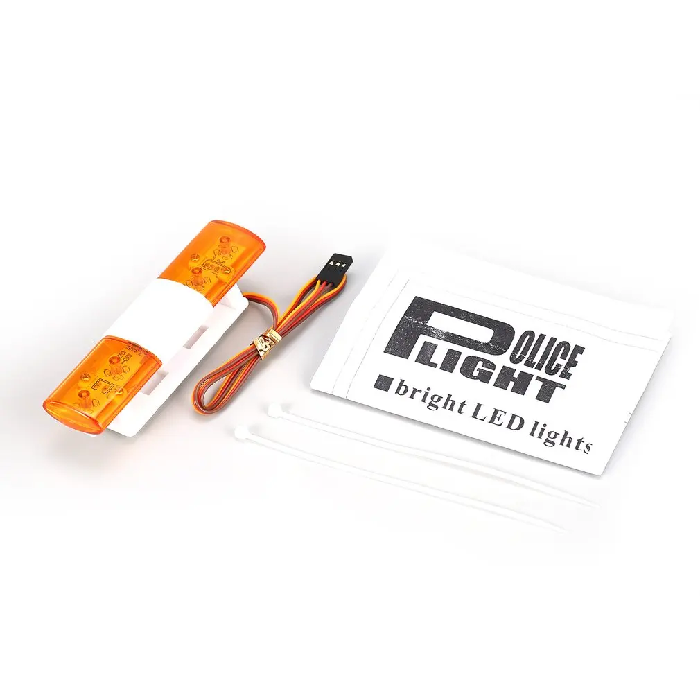 

AX-501 Multi-function Rotating Flashing LED Police RC Car Lights Lamp for 1/10 1/8 HSP Traxxas TAMIYA CC01 Axial SCX10 D90