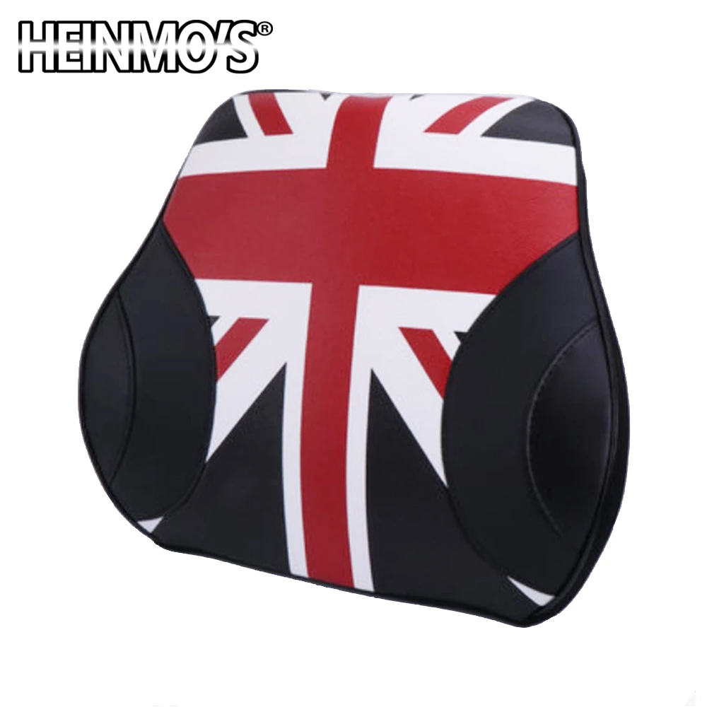 Подушка для сиденья из искусственной кожи, поддерживающая талию, для Mini Cooper, подходит для большинства автомобилей, с эффектом памяти, универсальное сиденье, поддержка ожидания, s, для Mini Cooper