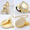 Gold Pacifier Luxury Baby Gift Dummy Nipple Teethers Appease Toy Toddler Pacy Orthodontic Teat Infant Christmas Gift Chupete 3